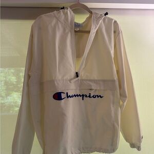 Champion Cream Ski Snow Jacket with Hood